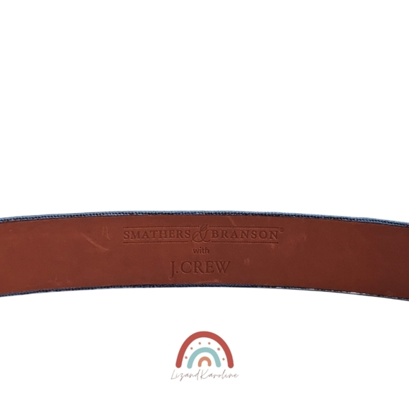 New! Smathers & Branson x J. Crew Dog Needlepoint Belt - Picture 10 of 14